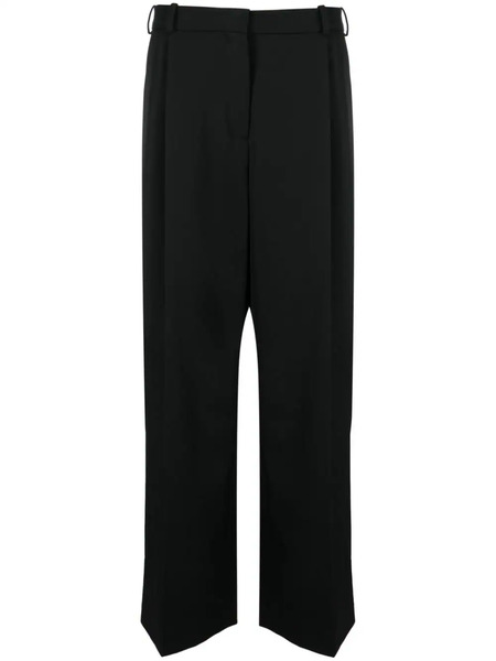  Botter Pleated Wide-leg Trousers - Black 