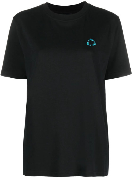  Botter Slogan-print Crew-neck T-shirt - Black 