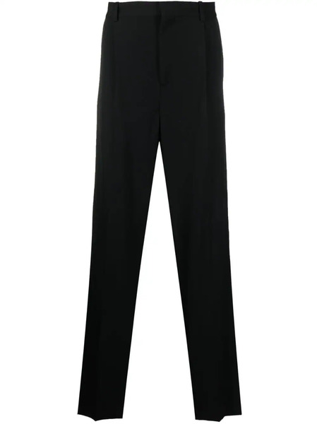  Botter Straight-leg Pleated Wool Trousers - Black 