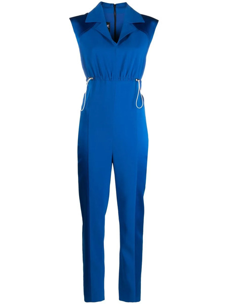  Boutique Moschino Sleeveless Drawstring Jumpsuit - Blue 