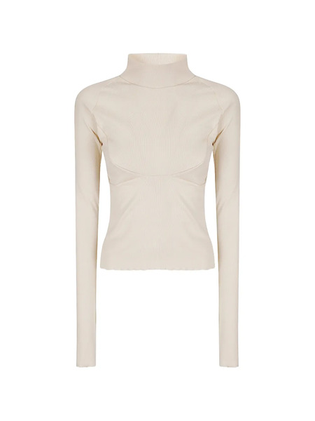  Boysloft Seam-detail Long-sleeve Top - Neutrals 