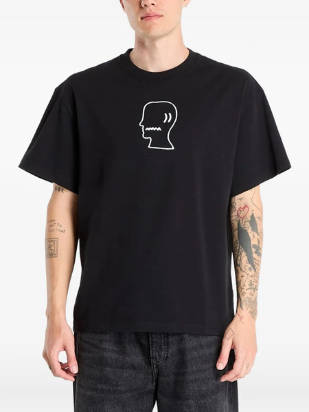  Brain Dead Logo-detail T-shirt - Black 
