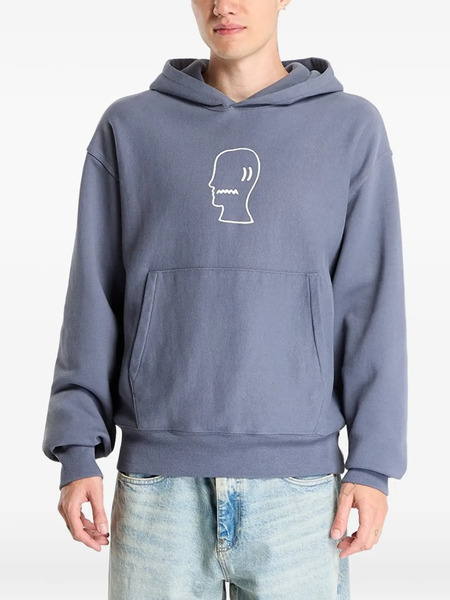  Brain Dead Logo Hoodie - Blue 
