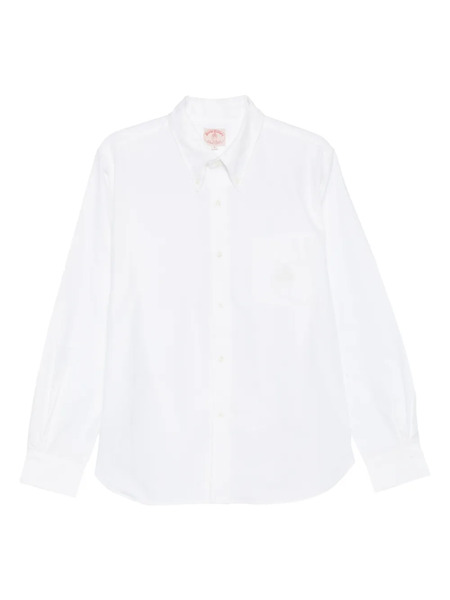  Brain Dead X Brooks Brothers Buttoned Long-sleeve Shirt - White 