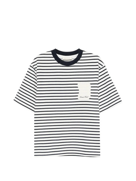  Bram’s Fruit Striped Pocket T-shirt - White 