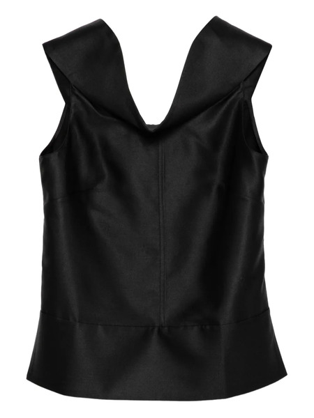  Brandon Maxwell Bowie Top - Black 