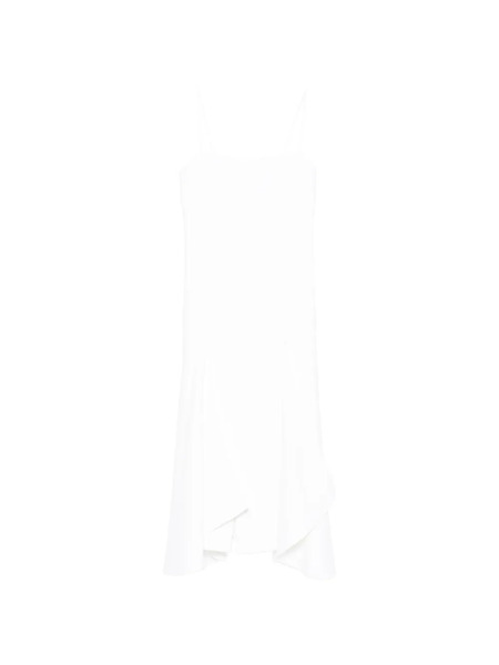  Brandon Maxwell Cascade Strap Dress - White 