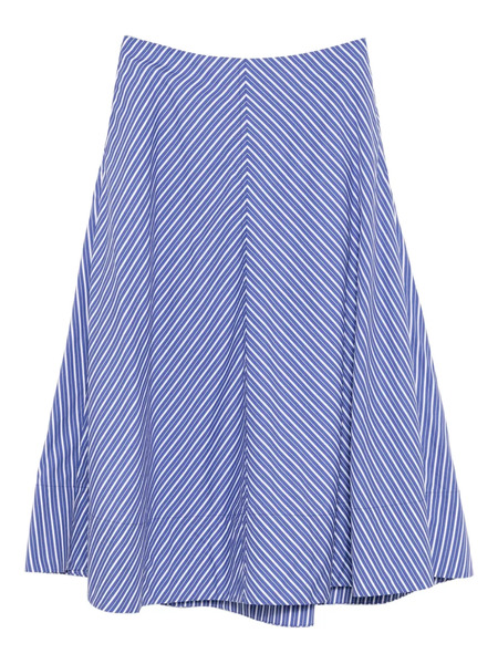  Brandon Maxwell Knox Low-slung Skirt - Blue 