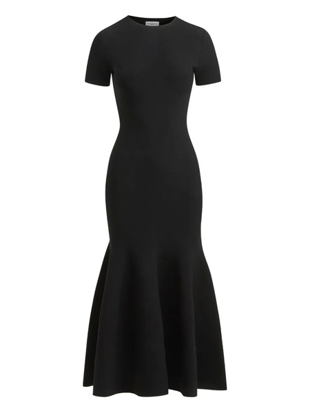  Brandon Maxwell Willa Knitted Midi Dress - Black 