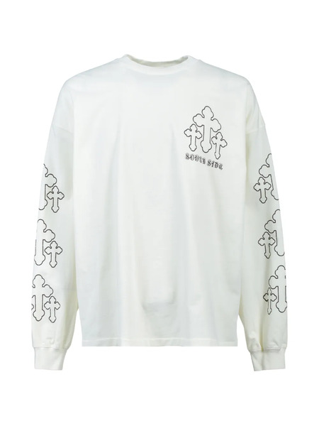  Breath Cross Graphic T-shirt - Neutrals 