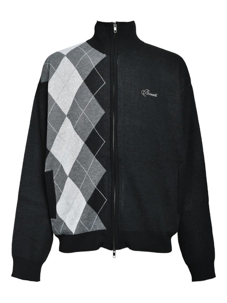  Breath Logo-embroidered Cardigan - Black 