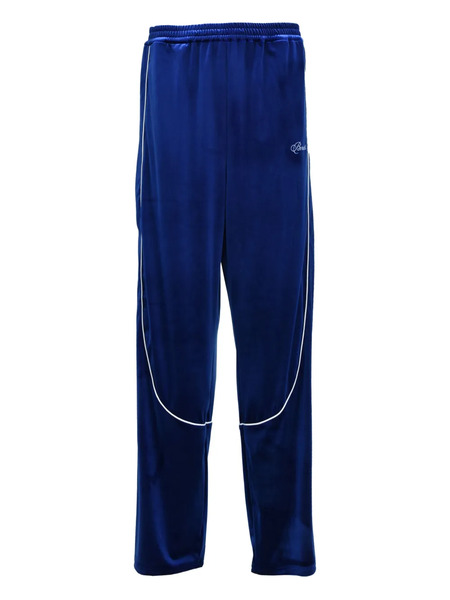  Breath Script Logo Piping Track Pants - Blue 
