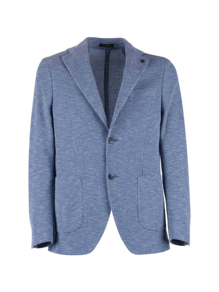  Brera Mélange-effect Blazer - Blue 