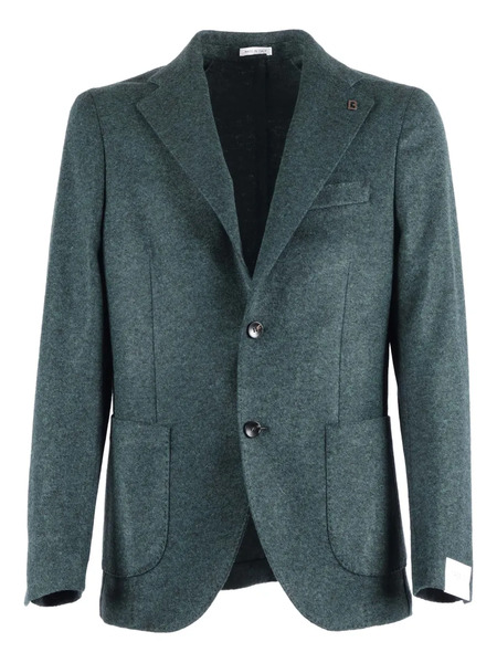  Brera Two-button Patch-pockets Blazer - Green 