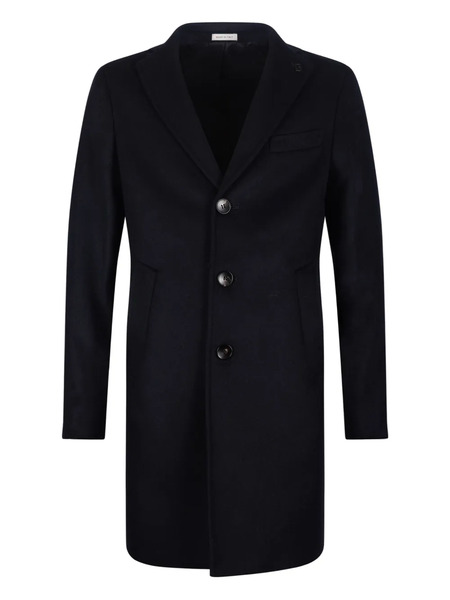  Breras Milano Buttoned Coat - Blue 