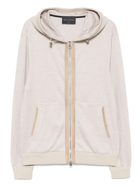  Brett Johnson Full-zip Hoodie - Neutrals 