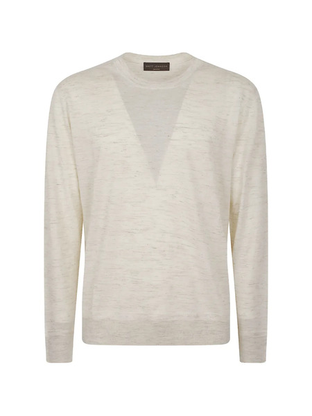  Brett Johnson Round-neck Sweater - Neutrals 