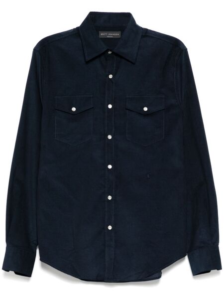  Brett Johnson Western Shirt - Blue 