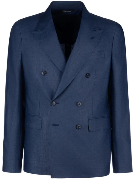  Brian Dales Double-breasted Blazer - Blue 