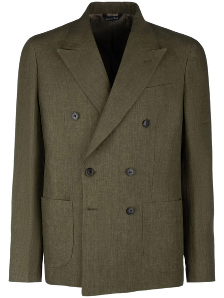  Brian Dales Double-breasted Blazer - Green 
