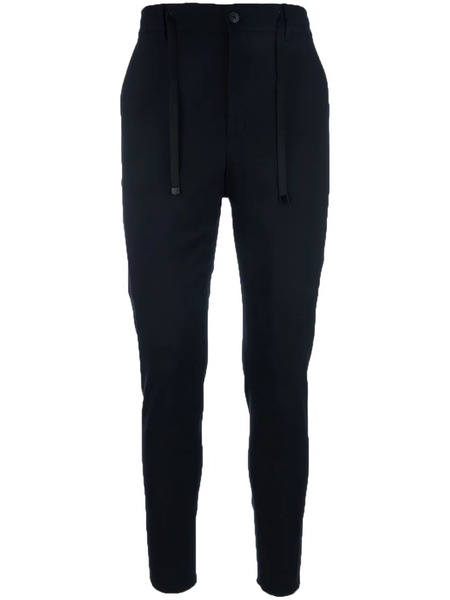  Brian Dales Drawstring Tailored Trousers - Blue 