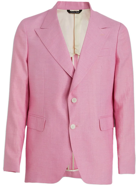  Brian Dales Single-breasted Blazer - Pink 