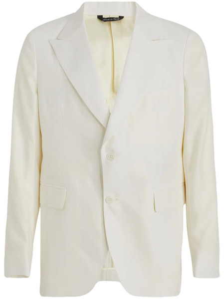  Brian Dales Single-breasted Blazer - White 