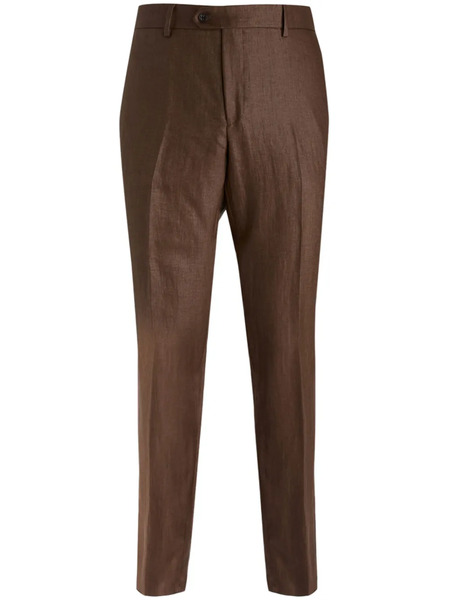  Brian Dales Tapered Trousers - Brown 