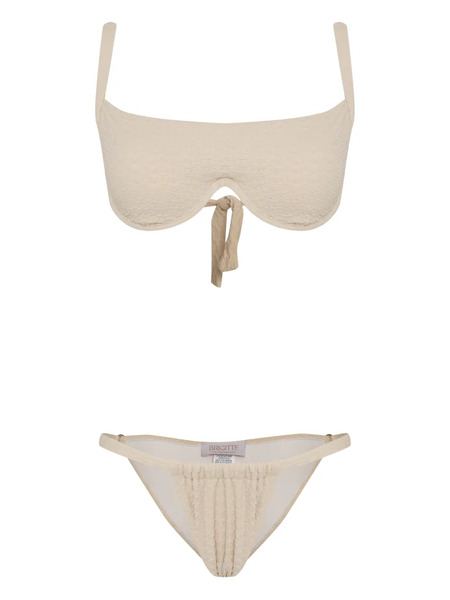  Brigitte Bia Tie-fastening Bikini - Neutrals 