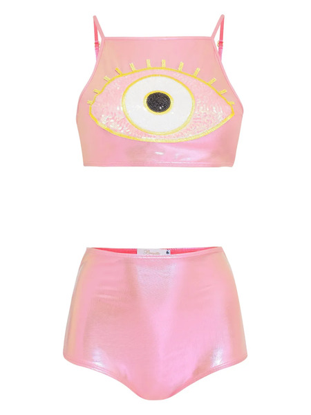  Brigitte Eye Carnaval/festival Bikini - Pink 