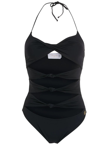  Brigitte Nó Panelled Swimsuit - Black 
