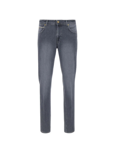  Briglia 1949 Five-pocket Logo-patch Jeans - Grey 