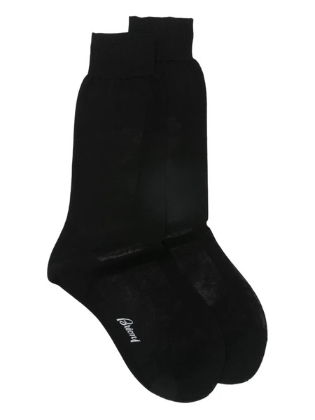  Brioni Black Socks 