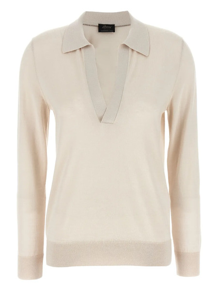  Brioni Cashmere-blend Sweater - Neutrals 