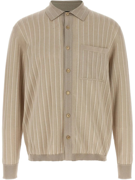  Brioni Fine-knit Shirt - Neutrals 