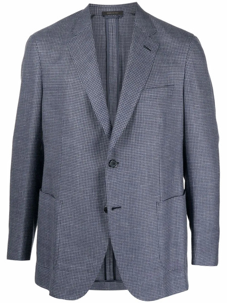  Brioni Houndstooth Single-breasted Blazer - 0000 