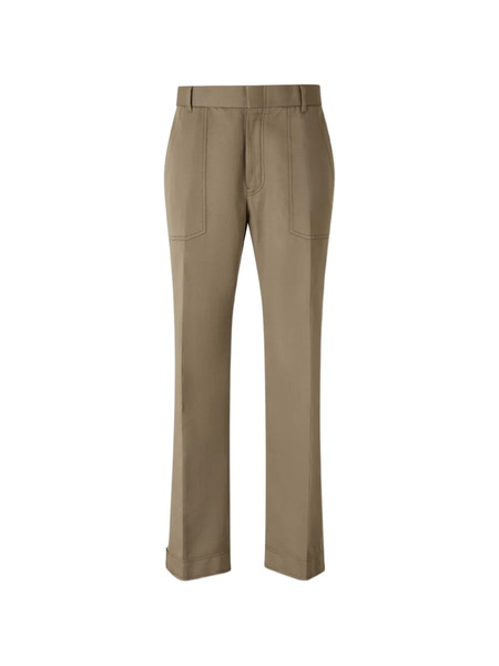  Brioni Melbourne Patch Pocket Trousers - Neutrals 