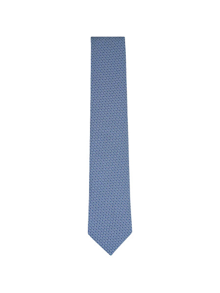  Brioni Patterned Tie - Blue 
