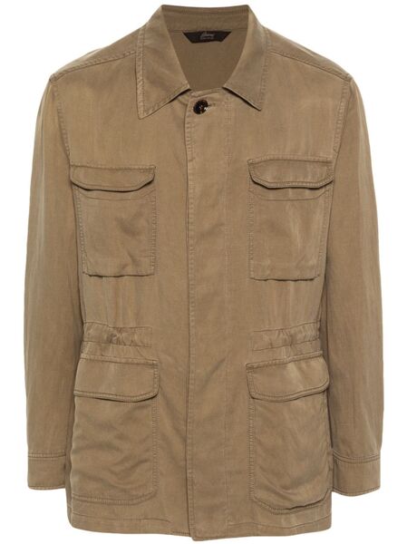  Brioni Sahariana Shirt Jacket - Green 