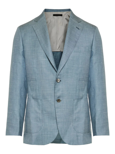  Brioni Single-breasted Blazer - Blue 