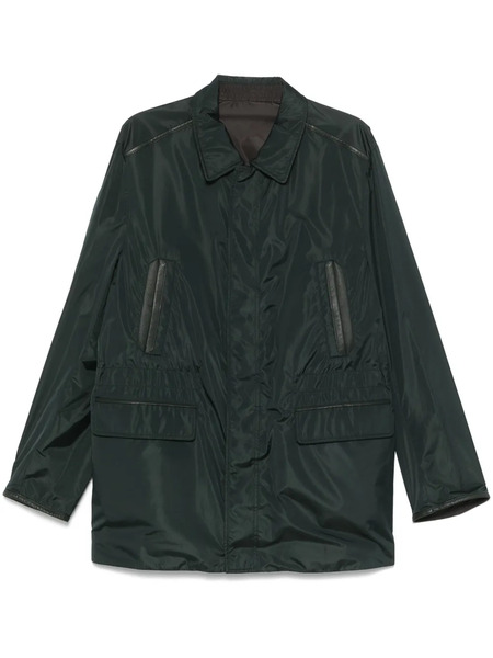  Brioni Single-breasted Coat - Green 