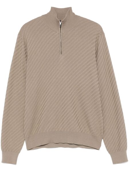  Brioni Textured Top - Neutrals 