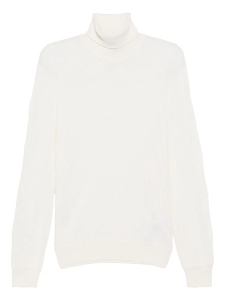  Brioni Turtle-neck Jumper - Neutrals 