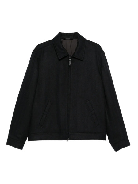  Brioni Zip-up Jacket - Black 