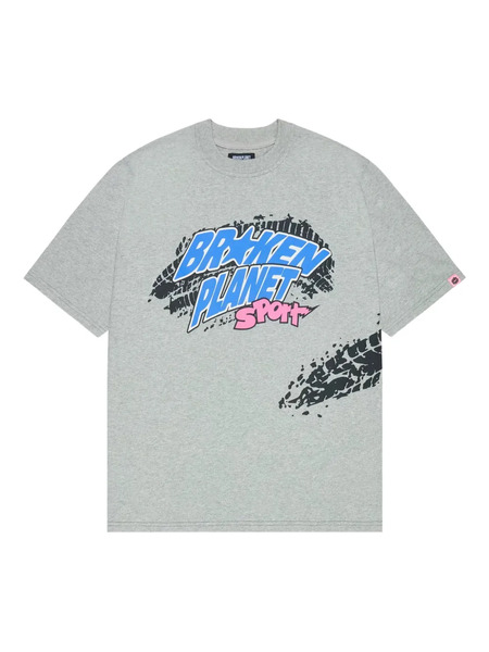  Broken Planet Graphic-print T-shirt - Grey 