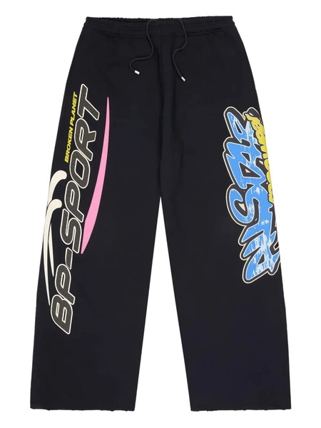  Broken Planet Graphic-print Track Pants - Black 