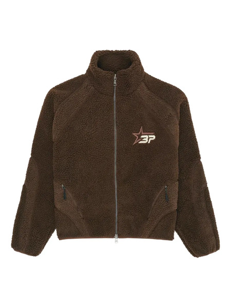  Broken Planet Half-zip Fleece Jacket - Brown 