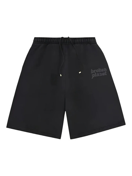  Broken Planet Logo-print Shorts - Black 