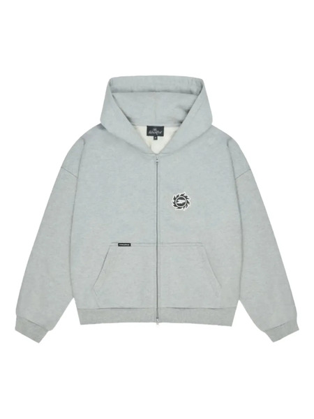  Broken Planet Zip-up Hoodie - Grey 