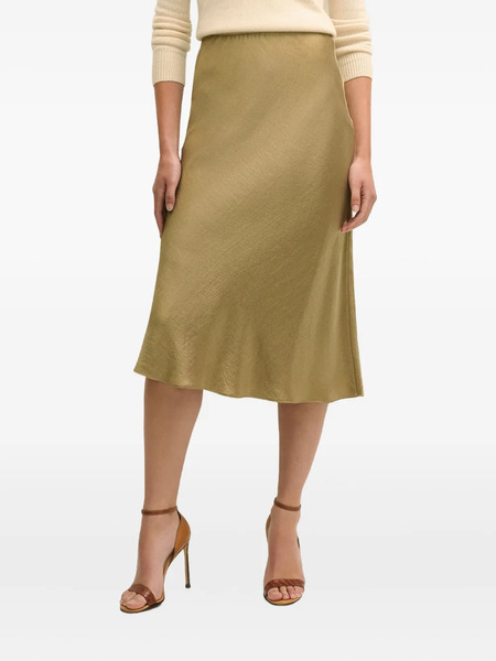  Brooks Brothers A-line Midi Skirt - Gold 